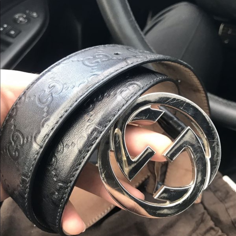 Authentic gucci belt sie 34